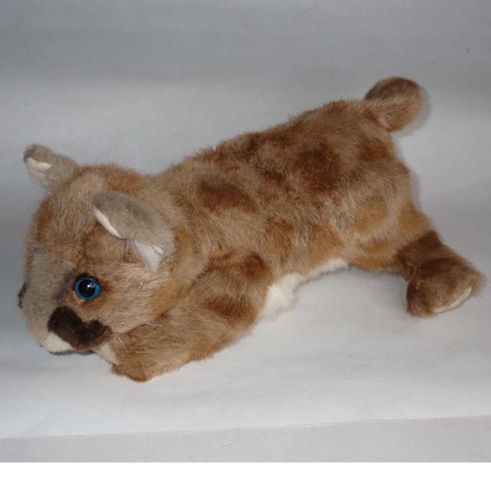 Folkmanis Puppet Mountain Lion Cub 18" Realistic Plush Retired Educational